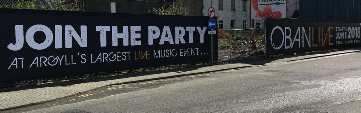Printed hoarding Glasgow Custom printed hoarding Glasgow