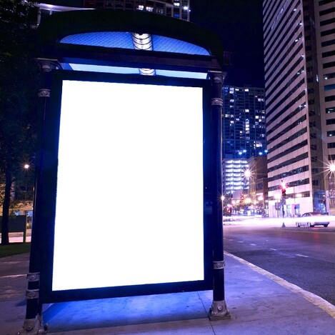 Backlit light box poster printing